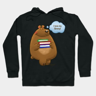 I Love My Library Ready To Read Bear! Hoodie